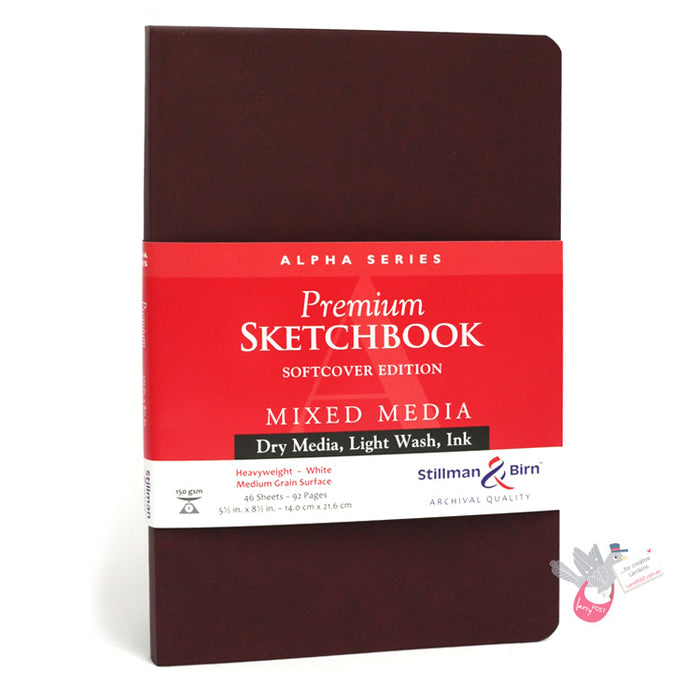 Stillman & Birn ALPHA Sketchbook - Softcover - A5 Portrait