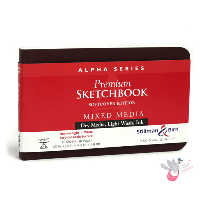Stillman & Birn ALPHA Sketchbook - Softcover - A6 Landscape