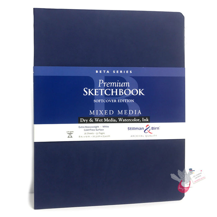 Stillman & Birn BETA Sketchbook - Softcover - Portrait XL (8 x 10" / 20.3 x 25.4cm) - 270gsm