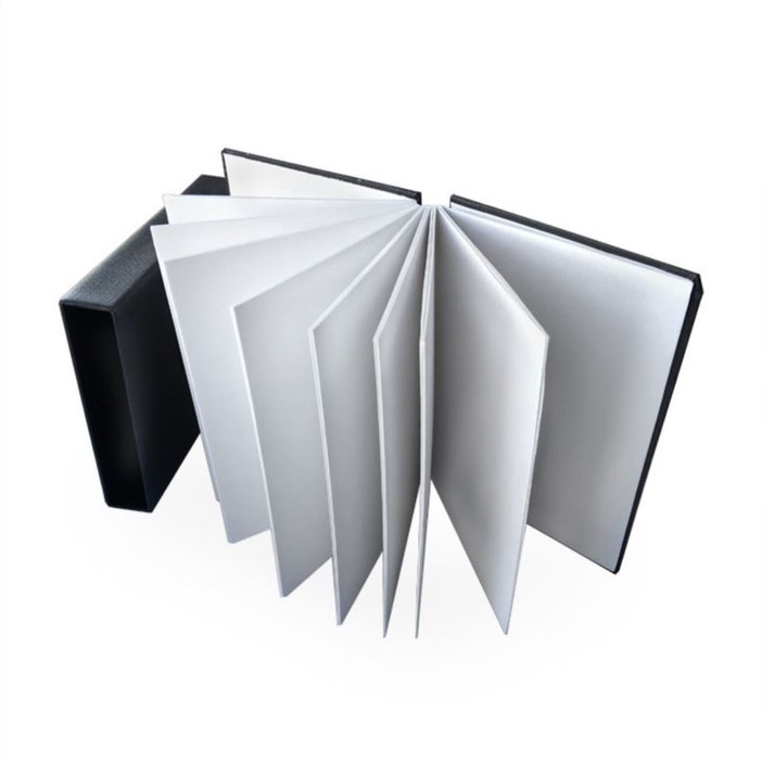 SEAWHITE OF BRIGHTON Mini Concertina Sketchbook (Slipcase) - 140gsm - 38 pages - Mini A7