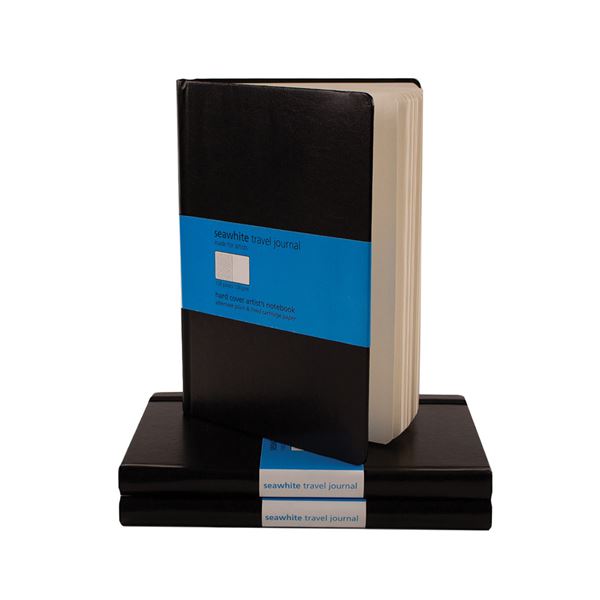 SEAWHITE OF BRIGHTON Travel Journal - 130gsm - 128 Pages - A5 - Alternate Ruled & Plain