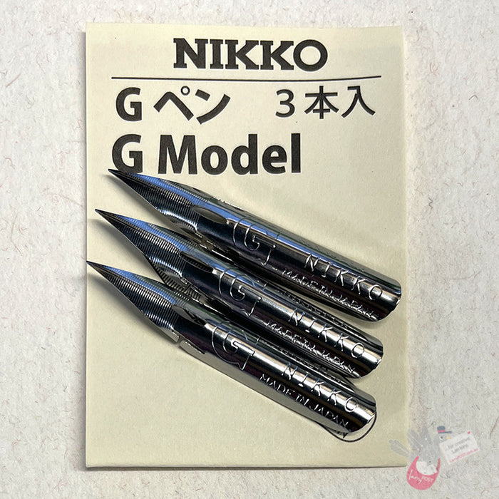 TACHIKAWA NIKKO G Model Manga Pen Nib - Pack of 3
