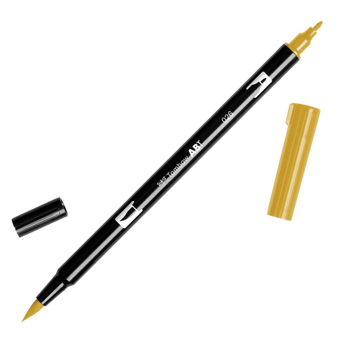 TOMBOW ABT Brush Pen - 026 - Yellow Gold