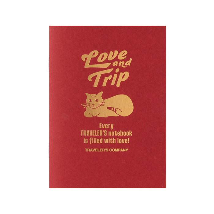 Traveler's Company - Inserts - Passport Size - Love and Trip (Limited Edition) - Blank