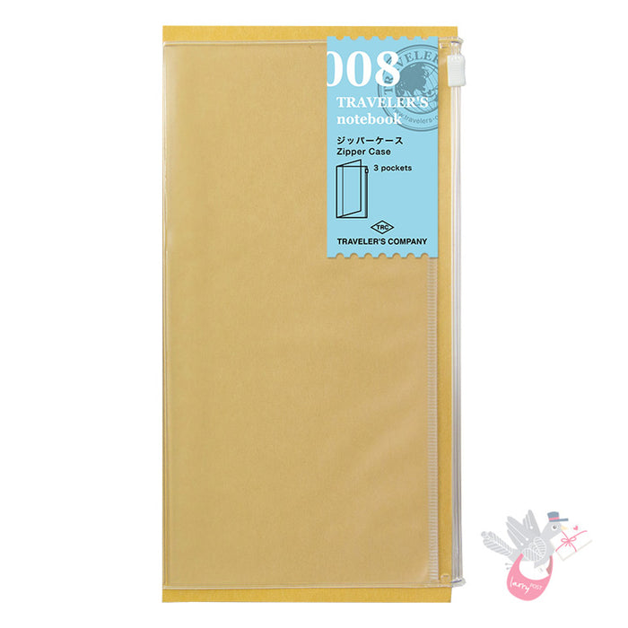 Traveler's Company - Inserts - Regular Size - 008 - Clear Zipper Case
