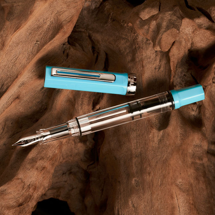 TWSBI Eco Fountain Pen - Sky Blue - Broad Nib