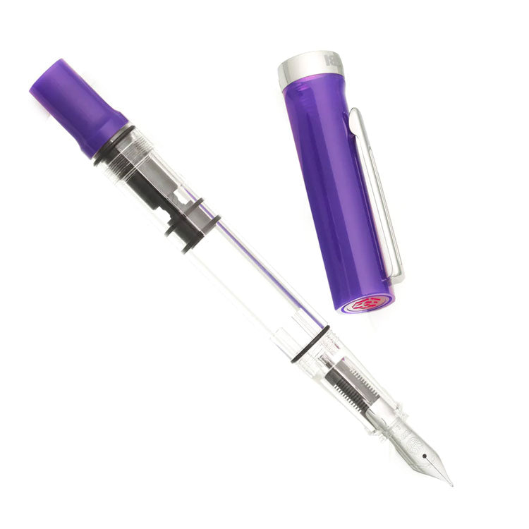 TWSBI Eco-T Fountain Pen - Eggplant -  Broad Nib