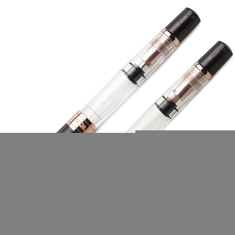 TWSBI Diamond 580 Rose Gold II Fountain Pen - Clear/smoke with rose gold trim - Extra Fine Nib