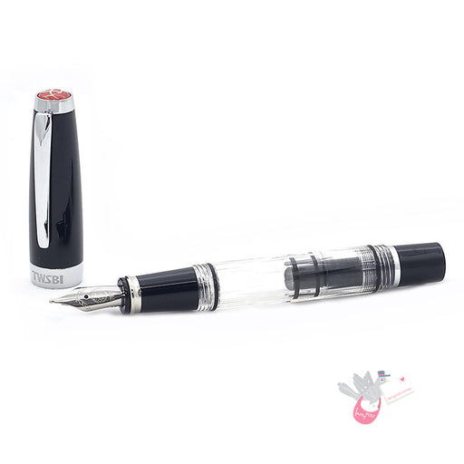 TWSBI Diamond Mini Classic Fountain Pen - Black / Clear