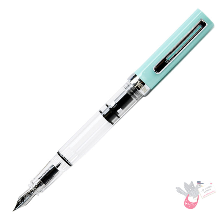 TWSBI Eco-T Fountain Pen - Mint Blue - Extra Fine Nib