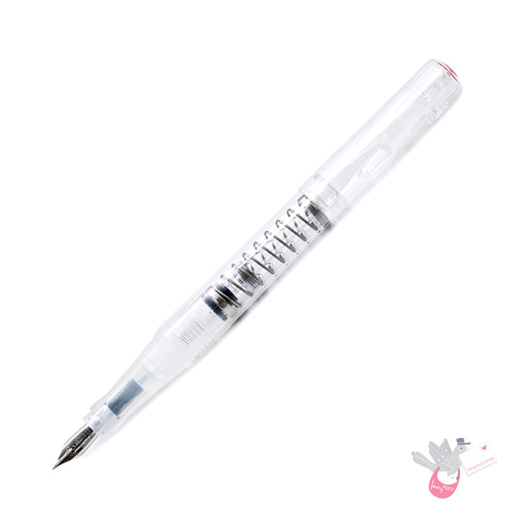 TWSBI Go Fountain Pen - Spring Load Mechanism - Clear - 1.1 Italic (stub) Nib