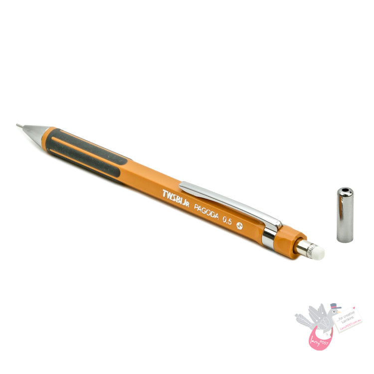 TWSBI Jr. Pagoda Fixed Pipe Mechanical Pencil - 0.7mm - Marmalade