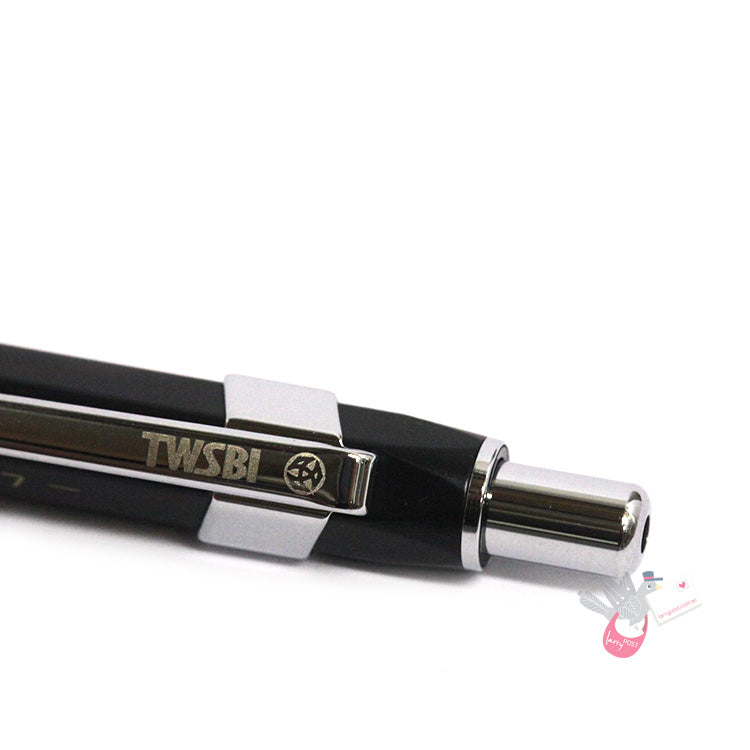 TWSBI Precision Retractable (RT) Pipe Mechanical Pencil - 0.7mm - Black