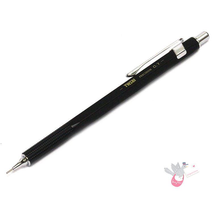 TWSBI Precision Fix Pipe Mechanical Pencil - 0.7mm - Black