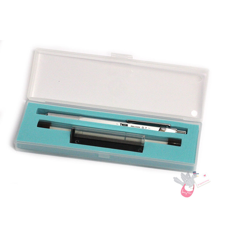 TWSBI Precision Fix Pipe Mechanical Pencil - 0.5 mm - Matt Silver