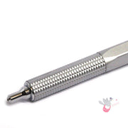 TWSBI Precision Retractable (RT) Pipe Mechanical Pencil - 0.5mm - Matt Silver
