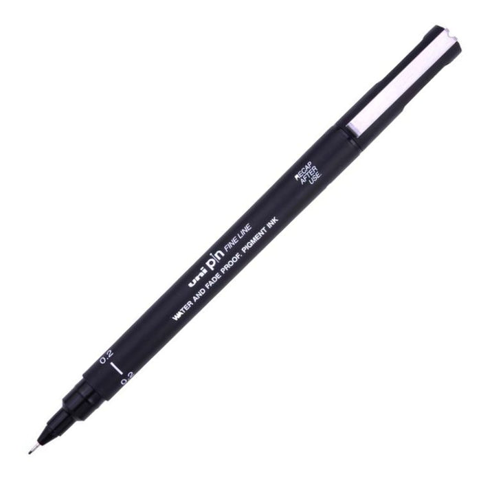 UNI PIN Fine Line Pen - 0.2 - Black