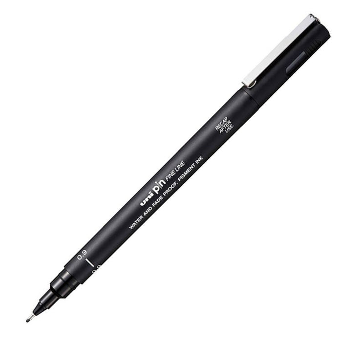 UNI PIN Fine Line Pen - 0.9 - Black