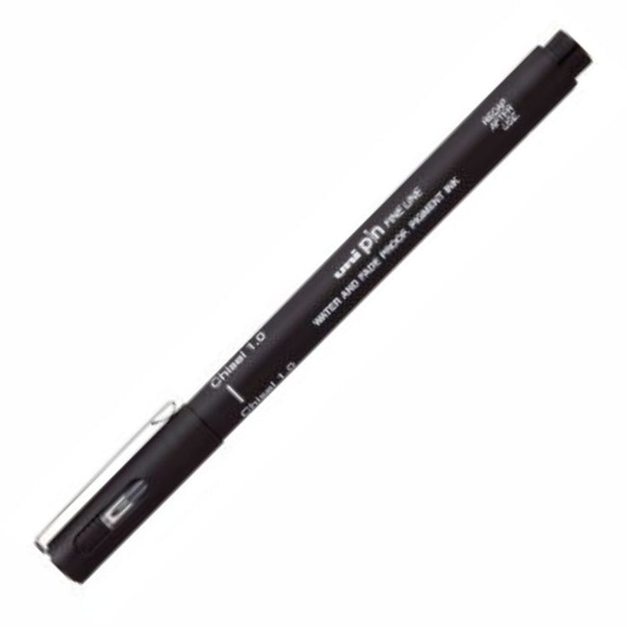 UNI PIN Fine Line Pen - 3mm Chisel - Black