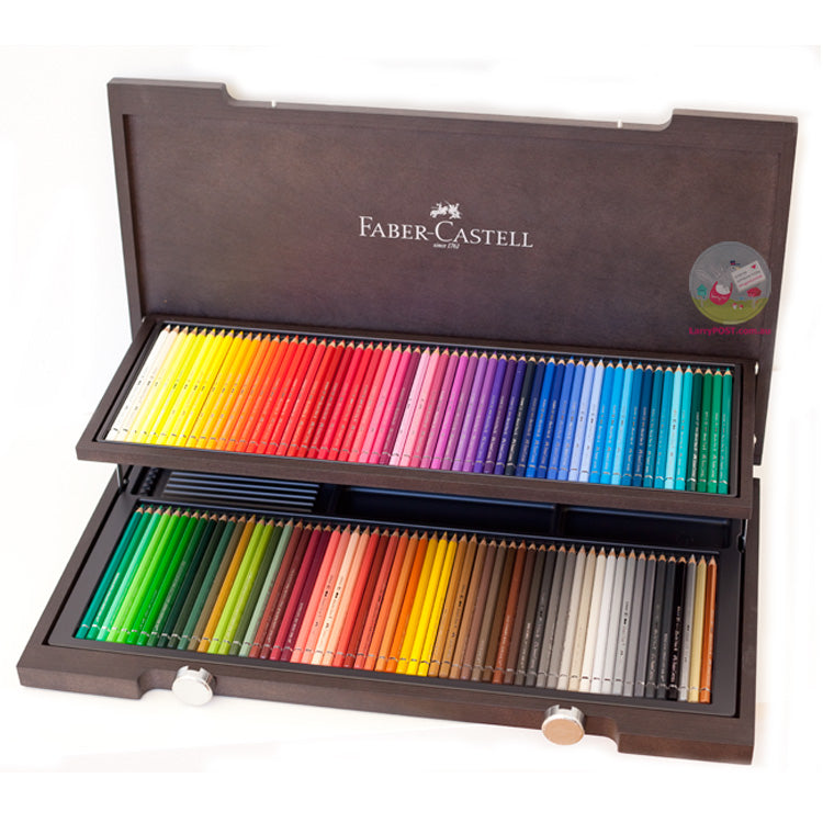 FABER-CASTELL Albrecht Durer Artists Watercolour Pencils - Wooden Box set of 120 *Ships free AU Regular Post only*