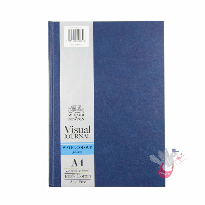 WINSOR & NEWTON Watercolour HC Sketchbook - 300gsm - 100% Cotton - Cold Press - 40 pages - A4 Portrait (*seconds, some marks)