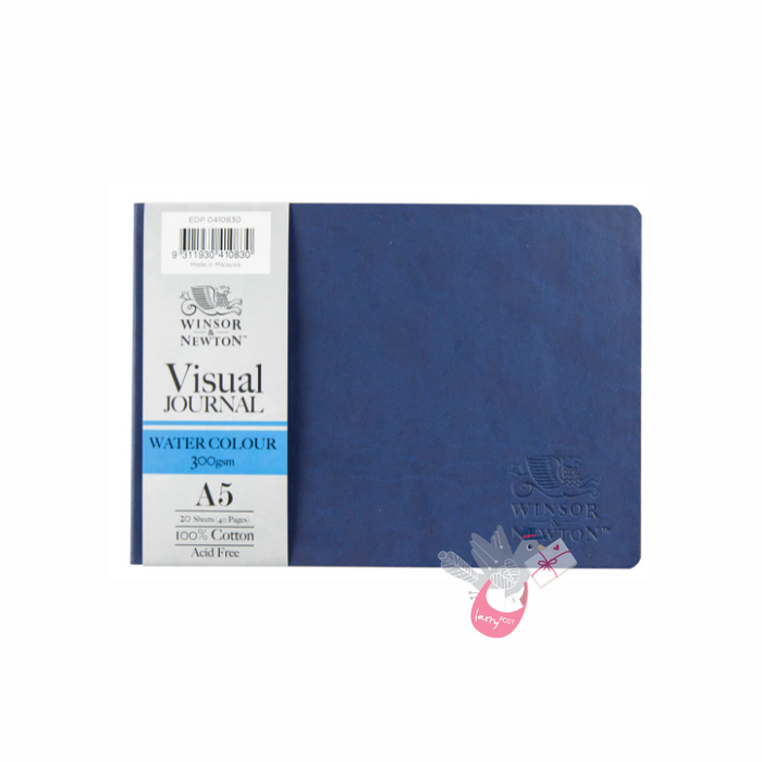 WINSOR & NEWTON Watercolour SC Sketchbook - 300gsm - 100% Cotton - Cold Press - 40 pages - A5 Landscape (*seconds, some marks)