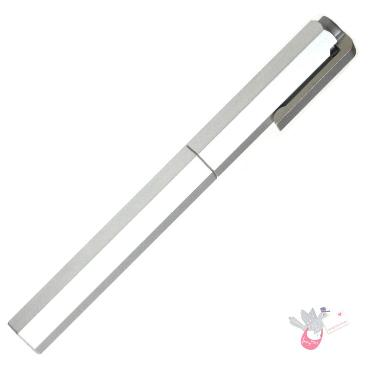 WORTHER Compact Fountain Pen - Anodised Aluminium - Medium Nib