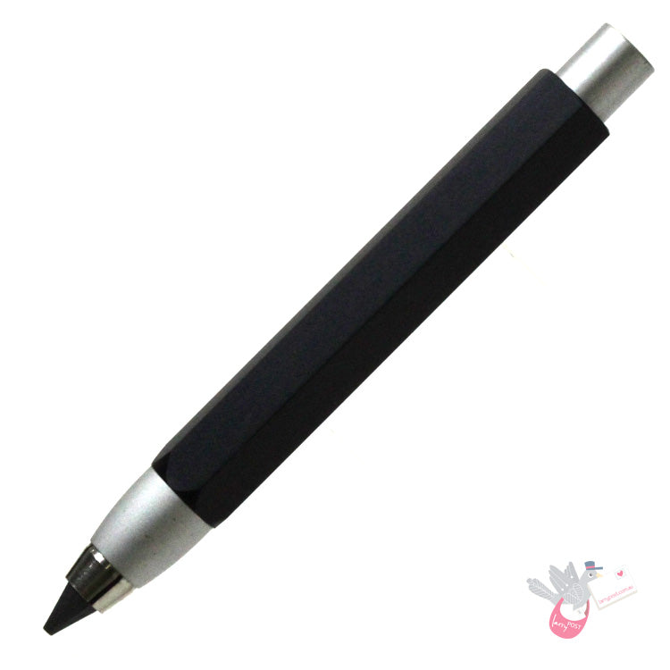 WORTHER Compact Mechanical Pencil 5.6mm - Black Anodised Aluminium