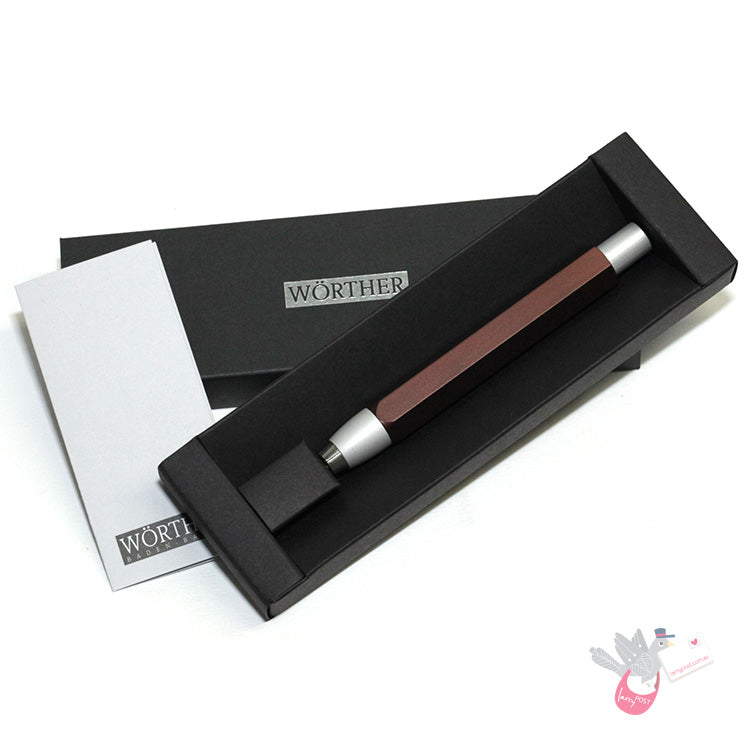 WORTHER Compact Mechanical Pencil 5.6mm - Mocca Anodised Aluminium