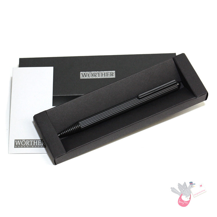 WORTHER Profil Mechanical Pencil 0.5mm - Black Aluminium