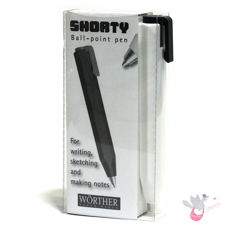 WORTHER Shorty Ballpoint Pen - White