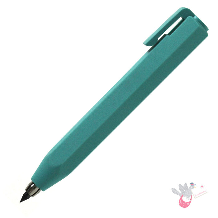 WORTHER Shorty Mechanical Pencil 3.15mm - Soft Grip - Mint with Mint Clip
