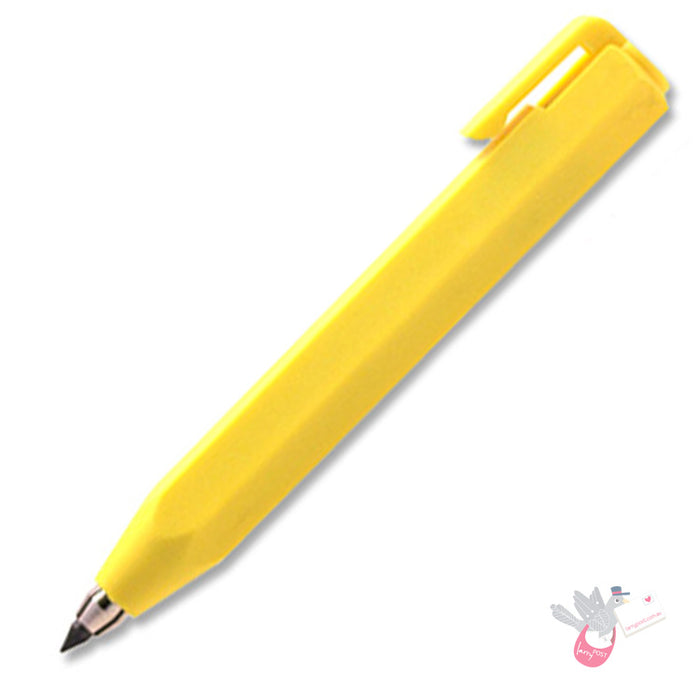 WORTHER Shorty Mechanical Pencil 3.15mm - Yellow with Yellow Clip