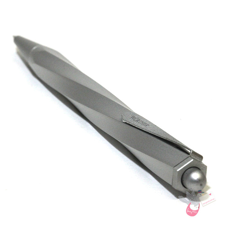 WORTHER Spiral Mechanical Pencil 0.5mm - Anodised Aluminium