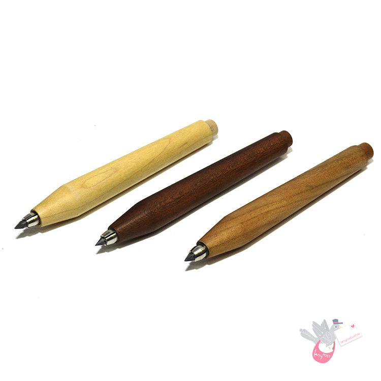 WORTHER Wood Round Mechanical Pencil 3.15mm - Plum