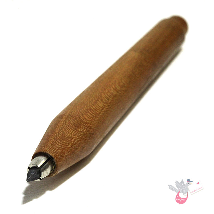 WORTHER Wood Round Mechanical Pencil 3.15mm - Cherry