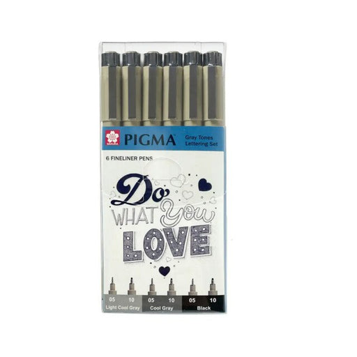 SAKURA Pigma Micron - Set 6 - Grey Tones