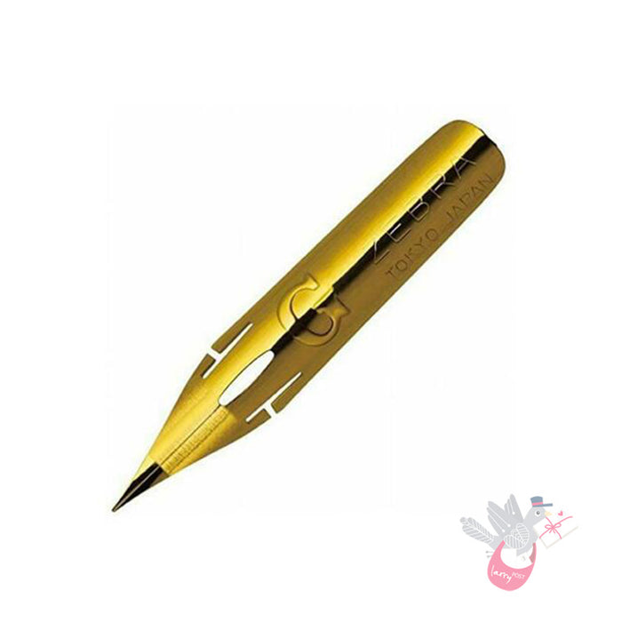 ZEBRA Comic Pen Nib Type Professional G Model Titanium - Pack of 10 nibs - (PG-7B-C-K)
