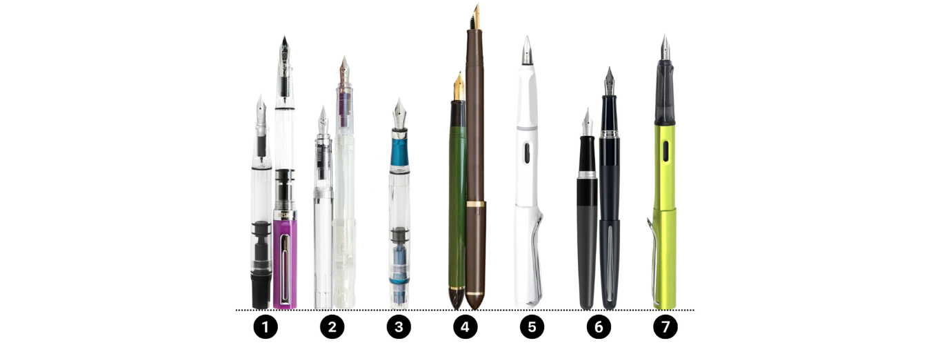 Starter Fountains Pens (top 7)