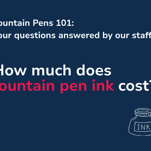 How much does fountain pen ink cost?