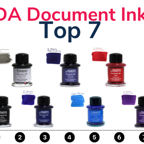De Atramentis document inks (top 7 sellers)