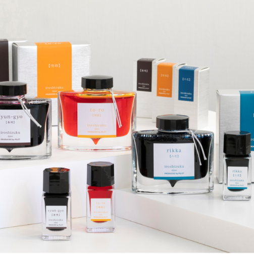 Three new Pilot iroshizuku colours