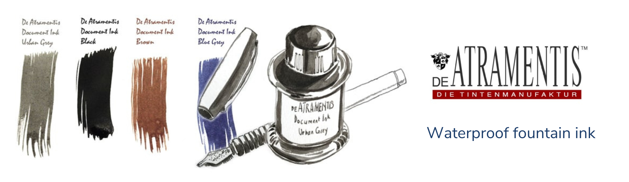 DE ATRAMENTIS Fountain Pen and Document Inks | LarryPOST