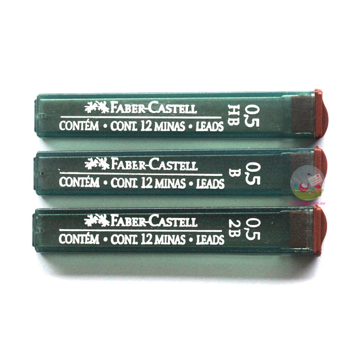 FABER-CASTELL Super Polymer Leads - 0.9/1.0mm - HB - 12 Leads