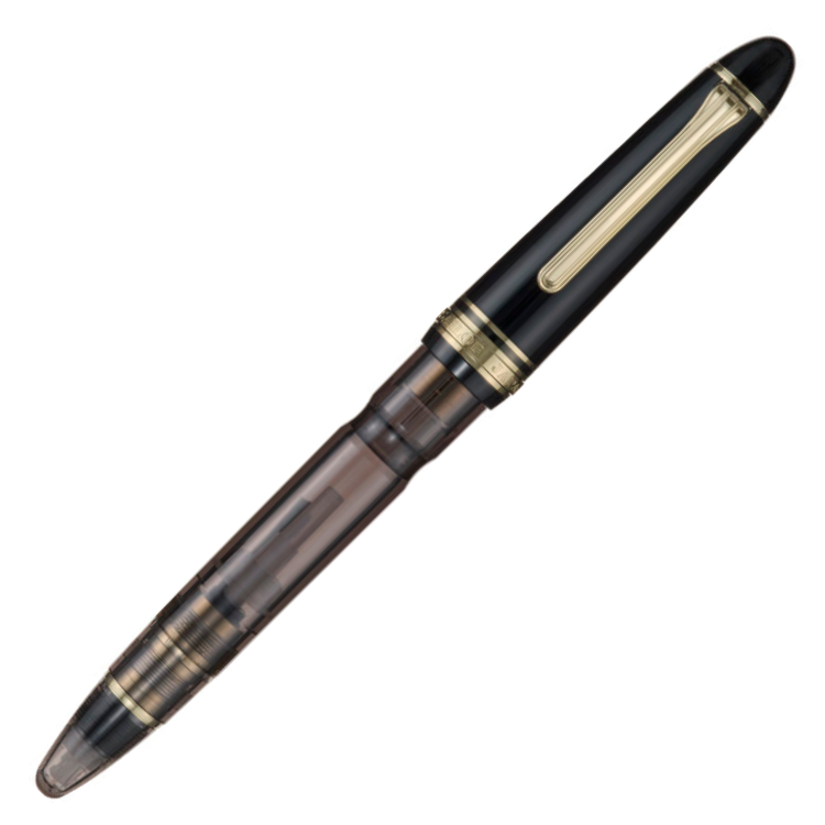 SAILOR 1911 Realo (18K gold nib) - Piston Filling - Demonstrator - Black