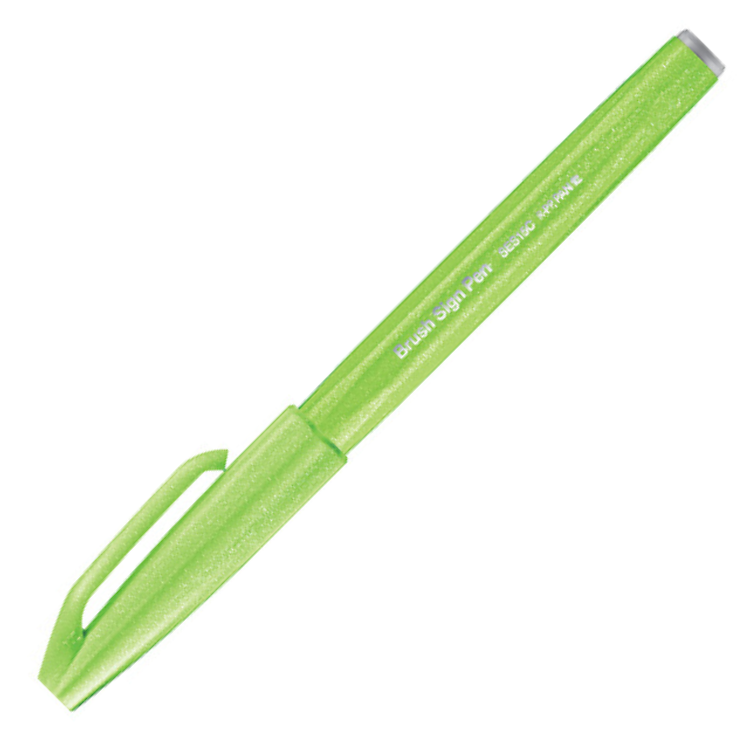 PENTEL Brush Sign Pen - Light Green