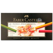 FABER-CASTELL Polychromos Pastel Blocks - Box of 12