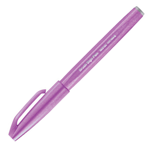 PENTEL Brush Sign Pen - Pink Purple