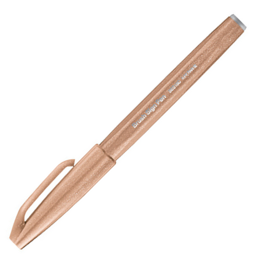 PENTEL Brush Sign Pen - Pale Brown