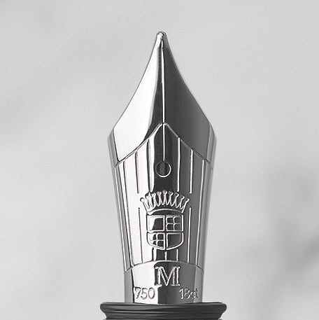 GRAF VON FABER-CASTELL Replacement Nib Unit - Rhodinised Gold (18ct) - Guilloche - EF